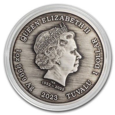 2023 Tuvalu 1 oz Silver Black Flag Antiqued Fancy MS-70 PCGS | eBay