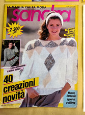 SANDRA-LA MAGLIA CHE FA MODA n. 4 APRILE 1989 40 CRERAZIONI NOVITA'