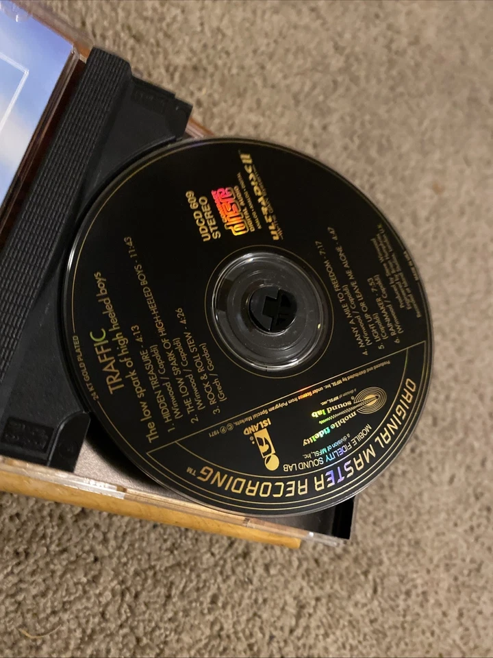 Traffic Low Spark of High Heeled Boys Mobile Fidelity MFSL MOFI 24k Gold OMR CD - Image 4 of 4