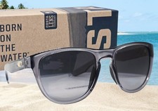 COSTA DEL MAR gray crystal/gray gradient IRIE polarized 580G sunglasses NEW 