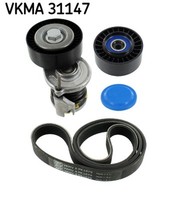 SKF Keilrippenriemensatz Vkma 31147 FüR 7EJ 7EF 7HJ Transporter 7HB VW 7EB T5 30