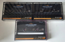 3x Sony UX Turbo 90/100 Typ 2 Audiotapes Audi...