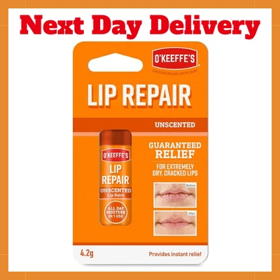 BRANDED O'Keeffe'S Lip Repair Unscented Lip Balm, 4.2G – for Extremely Dry, Cracked Lips