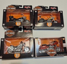 Maisto Harley Davidson - Series 1 9 3 10 4 Diecast Motorcycles. 1/18.