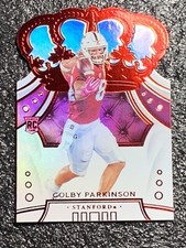 2020 Panini Chronicles Draft Picks Crown Royale Red Colby Parkinson RC Seahawks