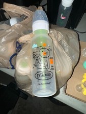 Lot of Dr. Brown  s Natural Flow Anti-Colic Baby Bottles  Accessories   GU