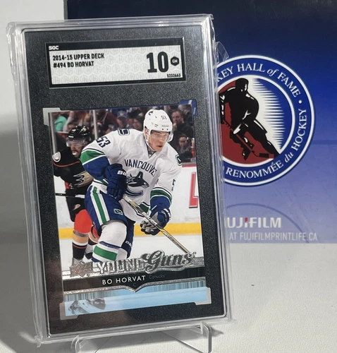 2014 UPPER DECK BO HORVAT YOUNG GUNS ROOKIE RC #494 SGC 10