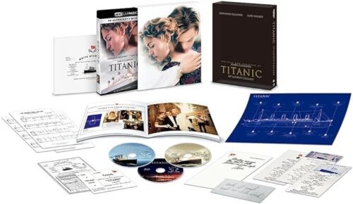 Titanic 25th Anniversary Edition 4K ULTRA HD + 2 Blu-ray English Japanese #MC18 - Afbeelding 1 van 5
