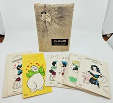 Panda Prints Vintage Lil Abner Greeting Cards with Packaging - Unused