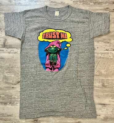 Vintage Robert Crumb Trust Me Lizard Wizard Graphic T-Shirt Roach Men s Size L