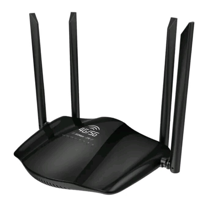 Modem Router 4G LTE WiFi 300Mbps Wireless con Slot SIM e 4 Antenne LAN