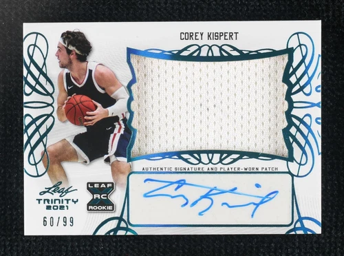 2022-23 Leaf Trinity - Corey Kispert #PA-CK1