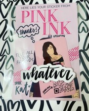 Black Whatever Sticker, Funny Sticker, Laptop Sticker, Water Bottle Sticker