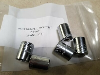 Lot of 5  Stahlwille 01530032 40aD 12-pt 1/4'' Socket, 1/2''