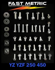 62pc BODY BOLT KIT YAMAHA YZF 250 450 YZ 250F 450F PLASTIC FENDER YZ250F YZ450F