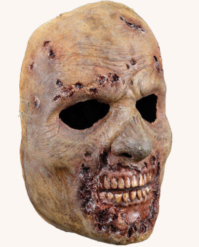 Adult Zombie Mask The Walking Dead AMC Rotted Walker Latex Halloween Scary NEW - Picture 1 of 2