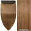 thumbnail 17 - THICK One Piece Clip In 100% Real Remy Human Hair Extensions 3/4 Full Head Brown