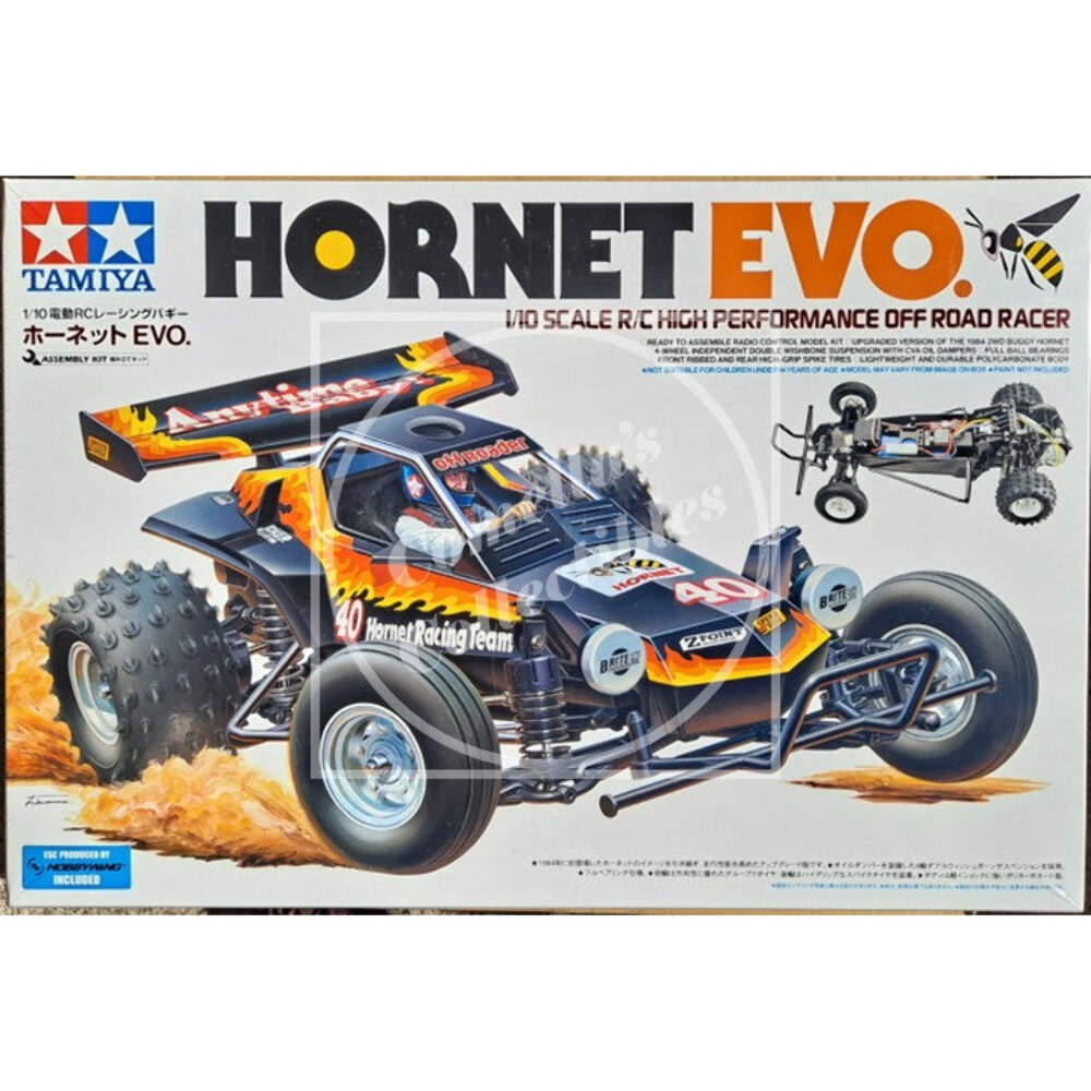 Tamiya 1/10 Hornet EVO 2WD Off Road Buggy Kit w/ Motor & ESC Tamiya 1/10 Hornet EVO 2WD Off Road Buggy Kit w/ Motor & ESC