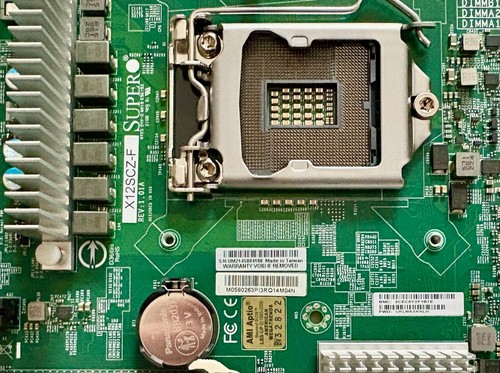 Supermicro X12SCZ-F Motherboard +Netzteil +CPU Kühler +3xLüfter +1xDrive bays!! - Picture 7 of 13