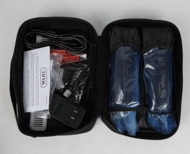 New Cordless Barber Combo Black Magic Clip Clipper & Detailer Trimmer US