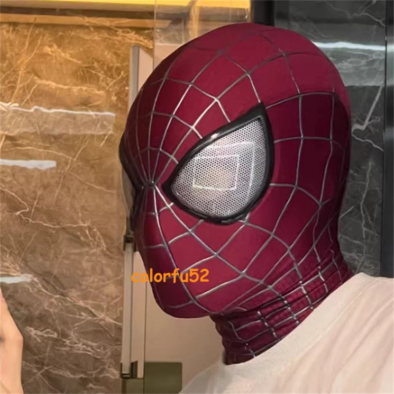 The Amazing Spider-man 2 Peter Parker Cosplay Mask Halloween 3D Print Headgear - Image 3 of 4