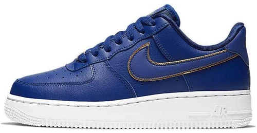Nike Air Force 1 Low Blue Gold Swoosh W