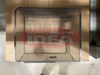 New IKEA KOMPLEMENT Dark Gray Mesh Basket 50x58 cm (19 5/8x22 7/8 '') 602.573.04