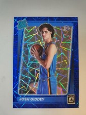 Josh Giddey 2021 Donruss Optic Blue Velocity Prizm Rookie RC 152 Thunder RL24
