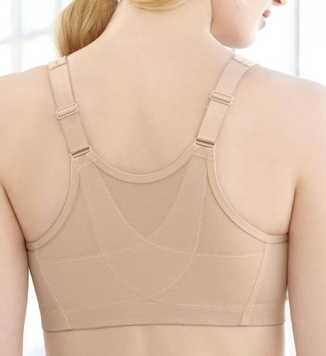 NEW Glamorise 1265 Magic Lift with Posture Back Support Bra 38DD Cafe - Picture 2 of 3