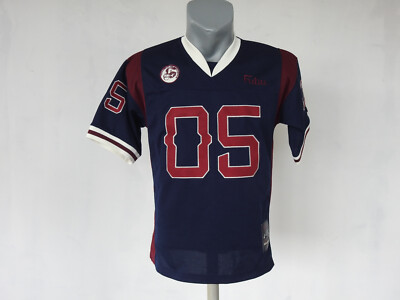 FUBU Athletics Jersey Navy Blue Shirt Size Boys M FUBU 05 Football