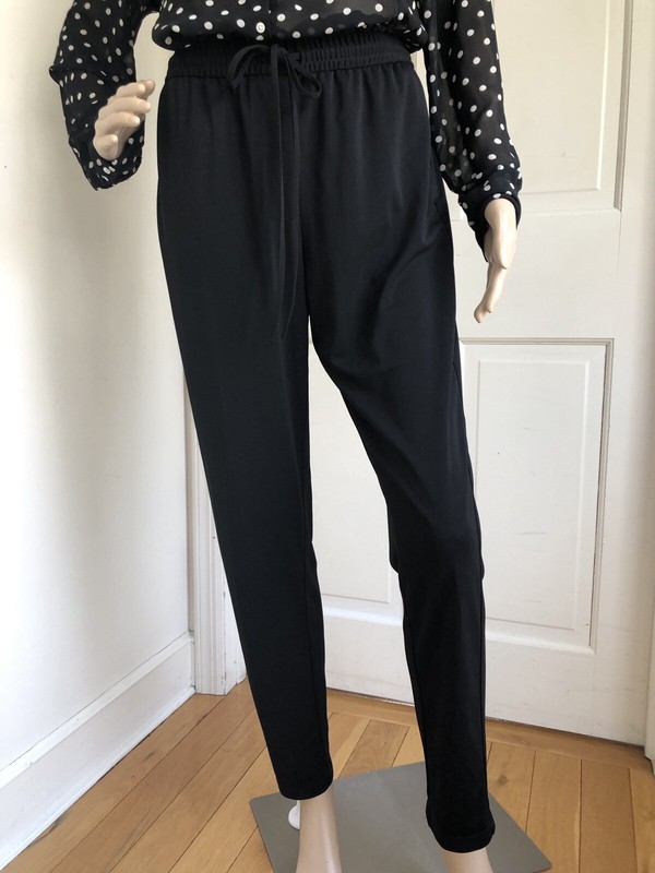 DKNY Women’s Black Adjustable Waist Relxed Fit Pants S