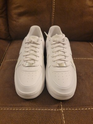 SIZE WOMEN'S NIKE AIR FORCE PLATFORM DJ9946-100 ALL TRIPLE