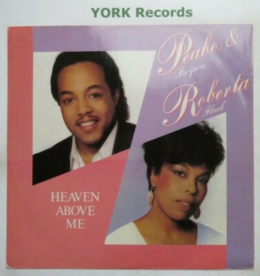 PEABO BRYSON & ROBERTA FLACK - Heaven Above Me - Ex 12'' Single Capitol 12CL 310