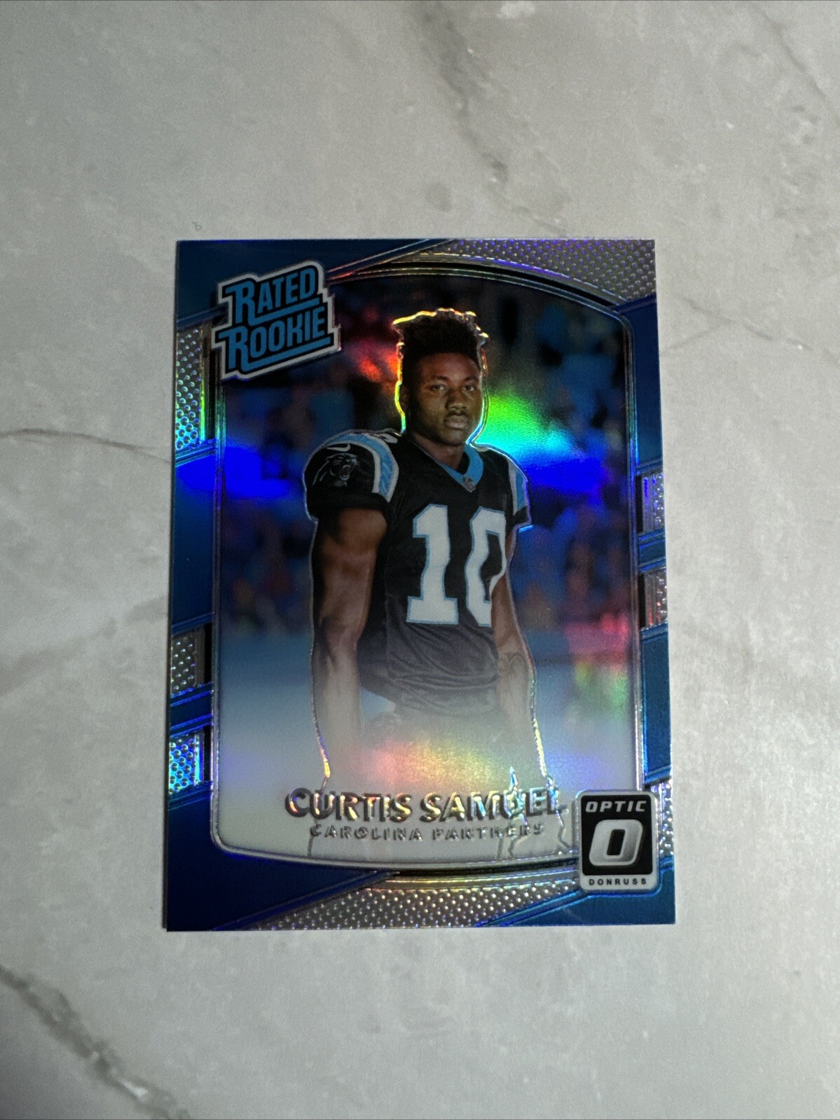 CURTIS SAMUEL 2017 DONRUSS OPTIC HOLO PRIZM RATED ROOKIE RC