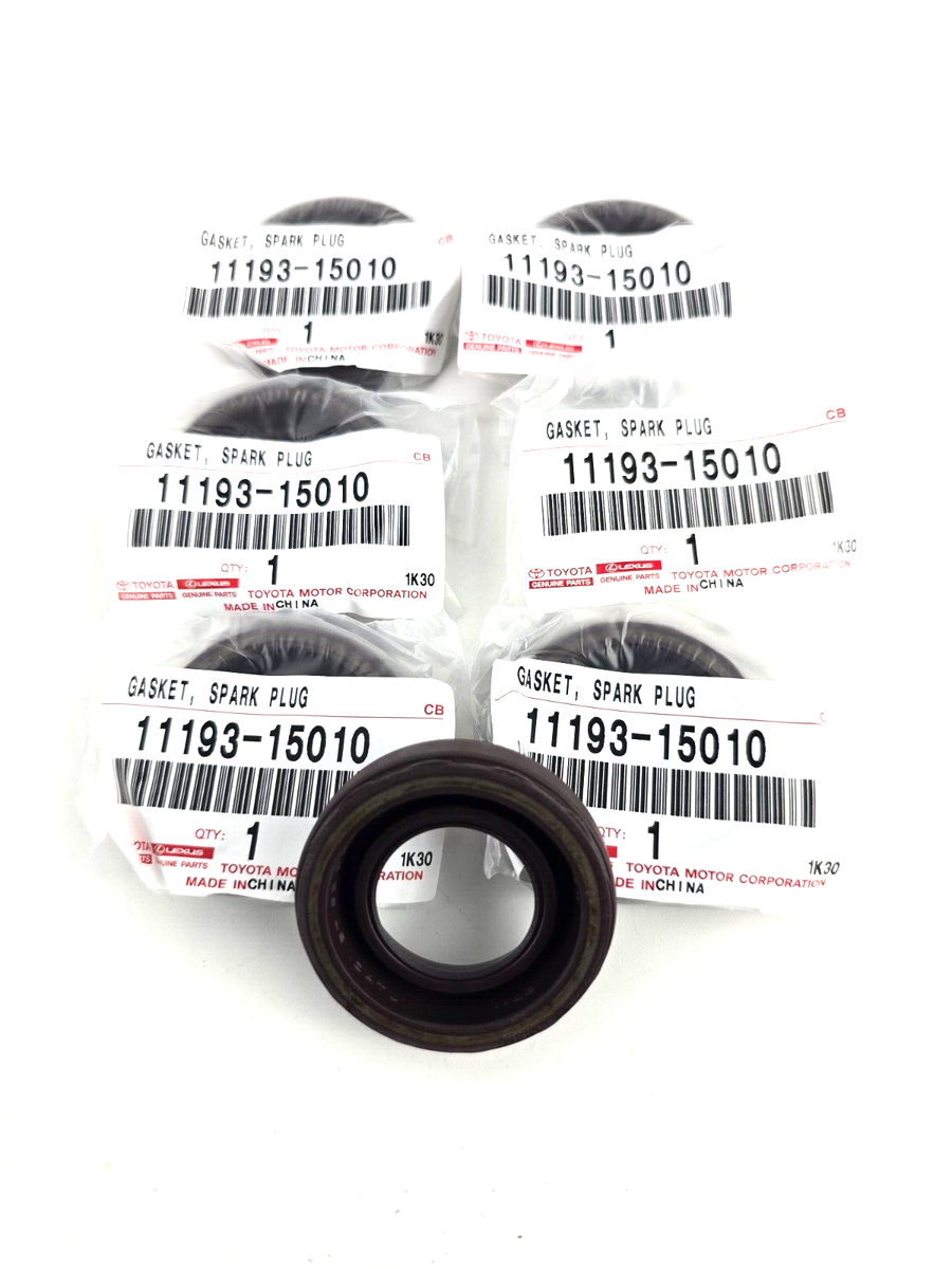 岳です 6x Genuine Toyota Lexus V6 Land Cruiser LX450 Gasket Spark Plug
