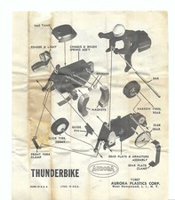 Thunderbike 1967 Flyer 6" X 5" by Aurora Plastics Corp Vintage Photo COPY