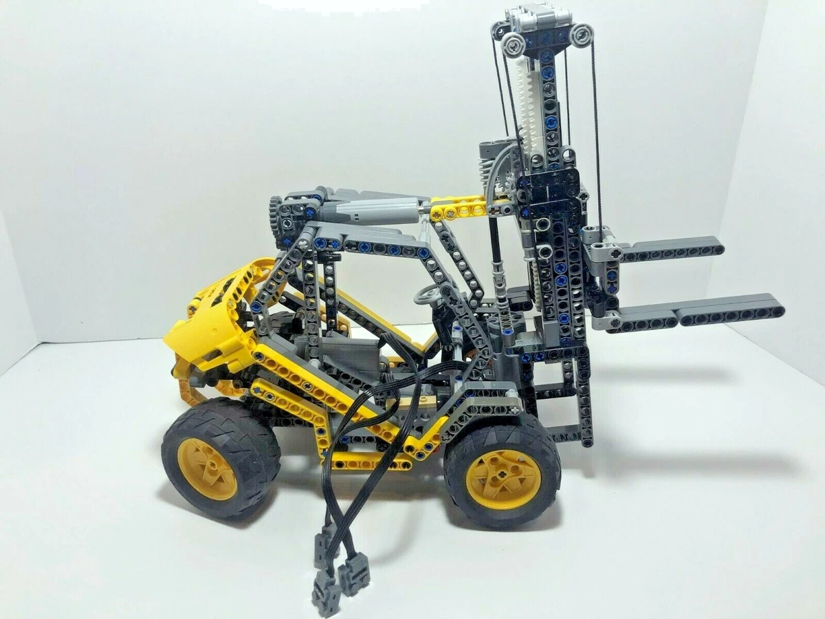 LEGO Forklift Yellow variant MOC + Partially motorized (3 motors). | eBay