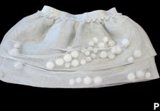 Cat And Jack Pompom Skirt For Little Girl Sz 18 Mo