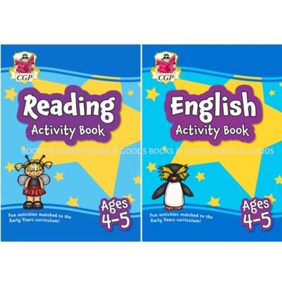 New Reception Ages 4-5 English and Reading Activity Workbooks Home Learning