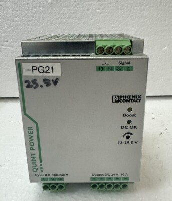 PHOENIX CONTACT QUINT-PS/1AC/24DC/20 POWER SUPPLY 2866776