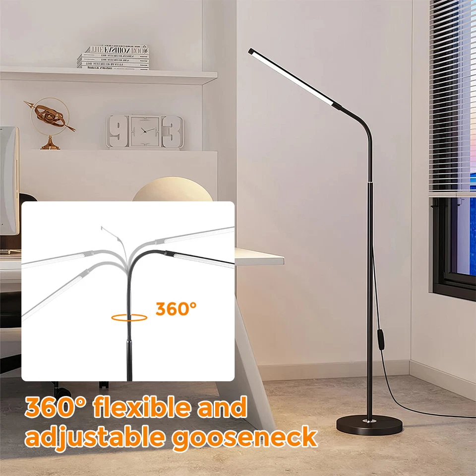 Modern ARC Floor Lamp Living Room Tall Pole Reading Light Standing Lamp - Image 4 of 4