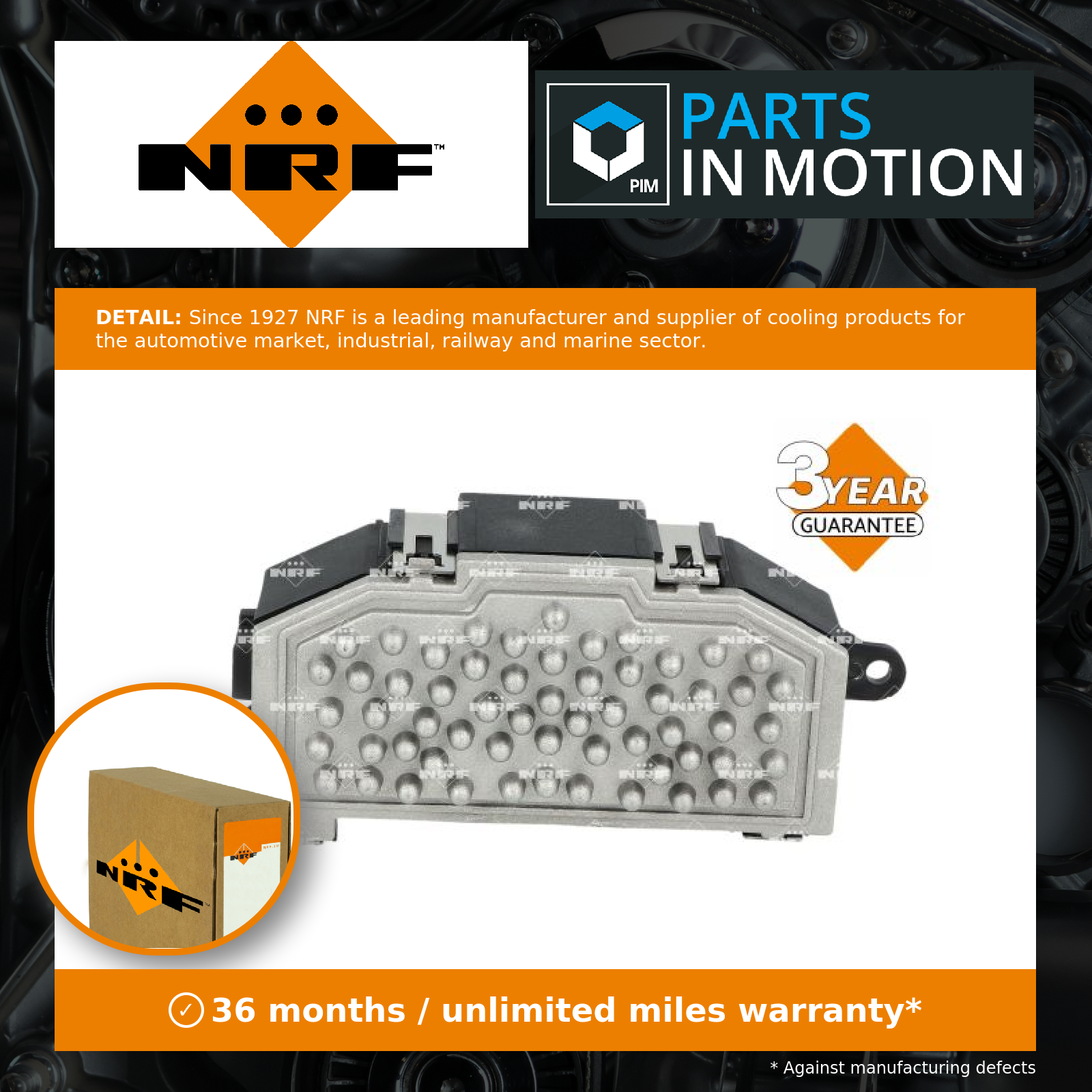 ✅Fits NRF 342069 RESISTOR, INTERIOR BLOWER ⭐UK Seller⭐ - Image 17