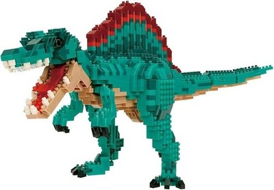 Nanoblock Dinosaurier DX Spinosaurus NBM-062 4,5 x 28 x 21 cm 12