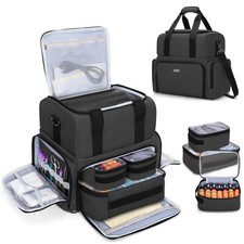Large Tattoo Case with 3 Inner Removable Pouches, Tattoo Travel Case for Larg...