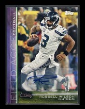 Russell Wilson Card in 2014 Bowman Baseball 8