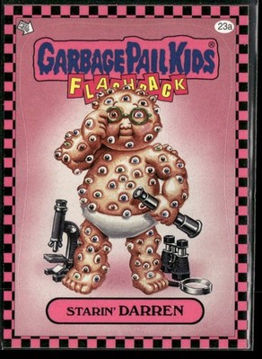 2010 Topps Garbage Pail Kids Flashback Series 1 #23a Starin' Darren Punk Pink 1W