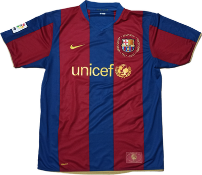 maglia Ronaldinho barcellona home Barca NIKE 2007 2008 shirt