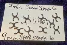 Moon Clips for 9mm Speed Service 6, 2 Shot, new, 10 quantity