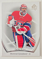 2021-22 SP Authentic #4 Carey Price - Montreal Canadiens