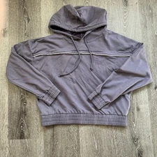 Kindred Bravely Mika Cropped Nursing Hoodie Zipper Front Super Soft Large